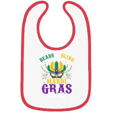 Discover Beads & Bling It's A Mardi Gras Thing Parade Mask Bibs