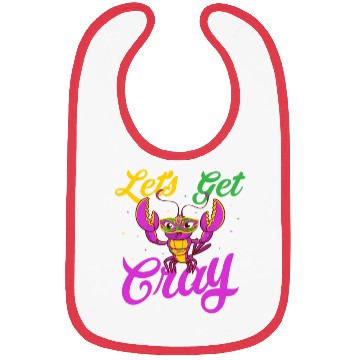 Discover Let's Get Cray Mardi Gras Parade Bibs