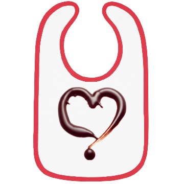 Discover Chocolate heart Bibs