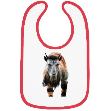 Discover goat red eyes Bibs