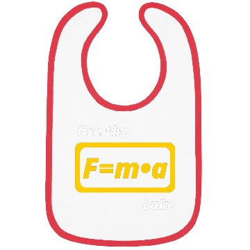 Discover Star Wars, physics, use the force, science, funny Bibs