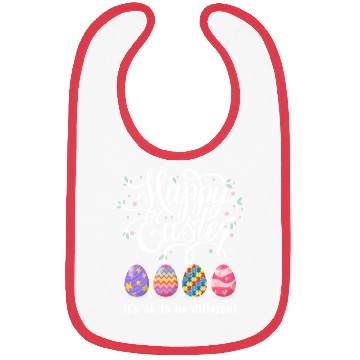 Discover Autism Easter Egg Bunny Puzzle Awareness Bibs