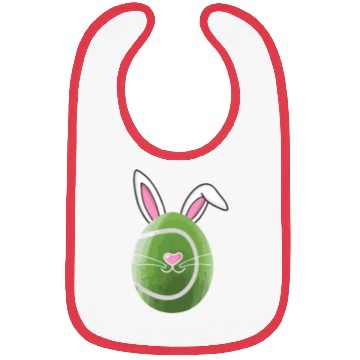 Discover Funny Easter Easter Egg Tennis Tennisball Bibs