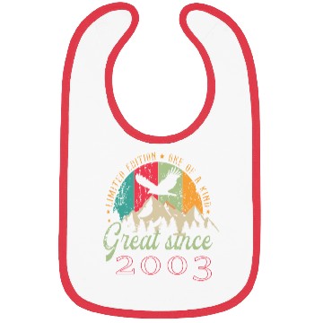 Discover 20 years dragon birthday fantasy Bibs