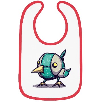 Discover robot chick bird Bibs