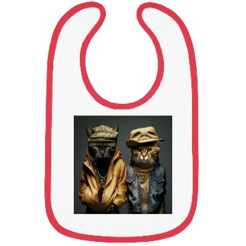 Discover Badboy Cats in cowboy style Bibs