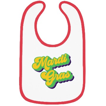 Discover Vintage Mardi Gras Retro Fat Tuesday Mardi Gras Bibs