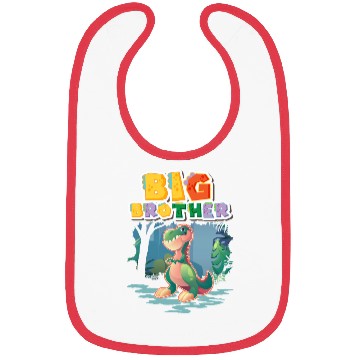Discover Big Brother Dino Lover Bibs
