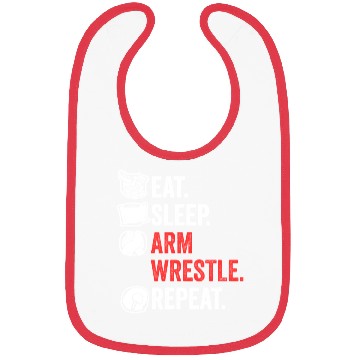Discover Eat Sleep Arm Wrestle Repeat Awesome Arm Wrestling Bibs