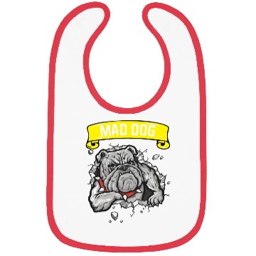 Discover Mad Dog - Pitpull Lover Bibs