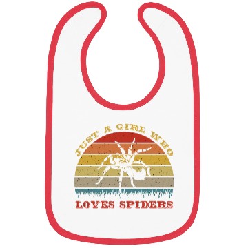 Discover Spider Lover Bibs
