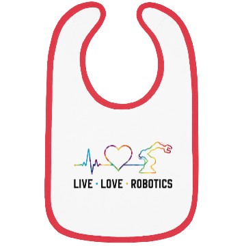 Discover Robot Robotics Engineer Tie Dye Bibs