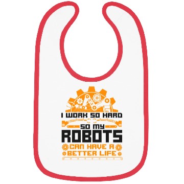 Discover Robot Robotics Engineer Vintage I Bibs