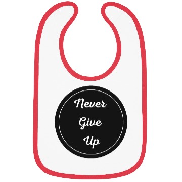Discover Never Give Up Bibs