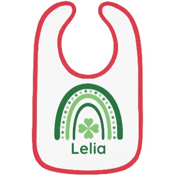 Discover Lelia Clover Charm Boho Rainbow Bibs