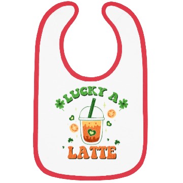 Discover Lucky A Latte Funny St Patrick's Day Bibs
