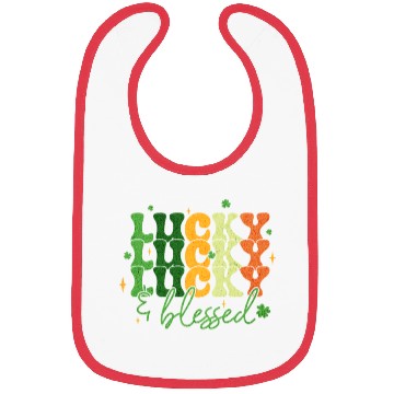 Discover Lucky and Blessed St Patrick's Day Bibs