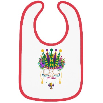 Discover Dia De Los Muertos Mardi Gras Costume Flower Sugar Bibs