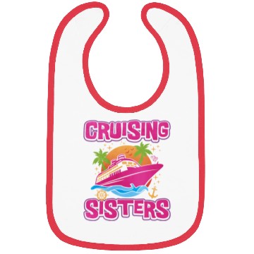 Discover Cruising Sisters Bibs