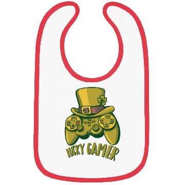Discover Irish Video Game Controller Boys Gamer St Patricks Bibs