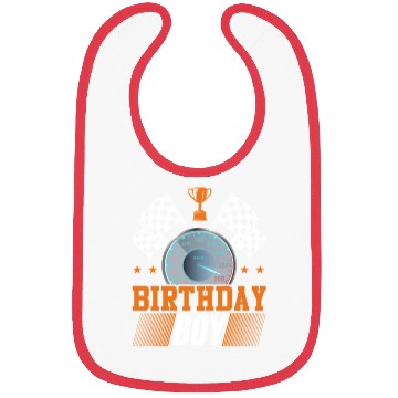 Discover Birthday Boy Car Racing Bibs