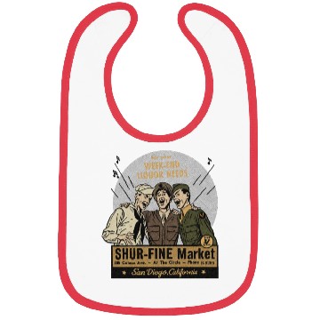 Discover Vintage San Diego Liquor Store Bibs