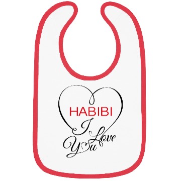 Discover habibi i love you Bibs