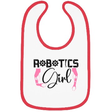 Discover Robot Robotics Engineer Female Bibs