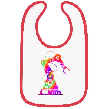 Discover Robot Robotics Engineer Tie Dye Bibs