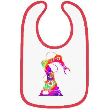 Discover Robot Robotics Engineer Tie Dye Bibs