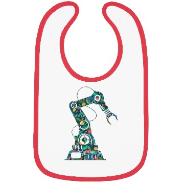 Discover Robot Robotics Engineer Flower Bibs