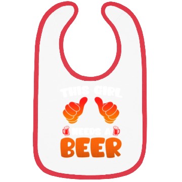 Discover This girl needs a beer vacation Spring Break Bibs