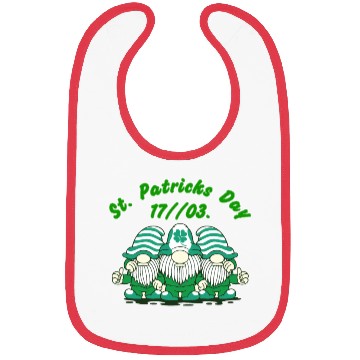 Discover Happy St. Patrick's Day Leprechauns Bibs