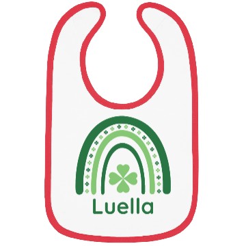 Discover Luella Clover Charm Boho Rainbow Bibs