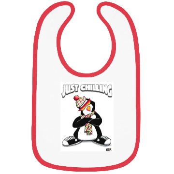 Discover Just Chilling Penguin by Black Sheep Graphix Bibs