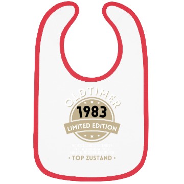 Discover 40th Birthday Vintage 1983 Bibs