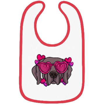 Discover I Love My Weimaraner Bibs