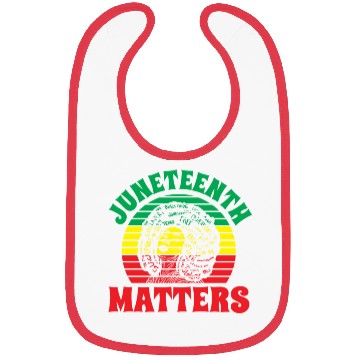Discover Juneteenth Matters African 1865 Black American Bibs