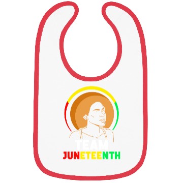 Discover Team Juneteenth Black American Africa 1865 Bibs