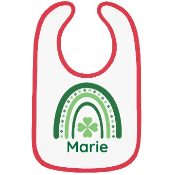 Discover Marie Clover Charm Boho Rainbow Bibs
