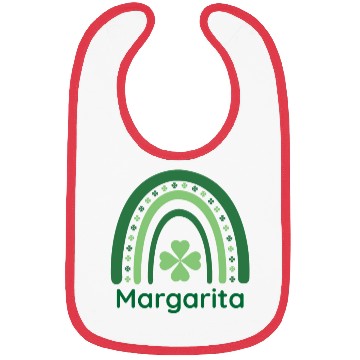 Discover Margarita Clover Charm Boho Rainbow Bibs