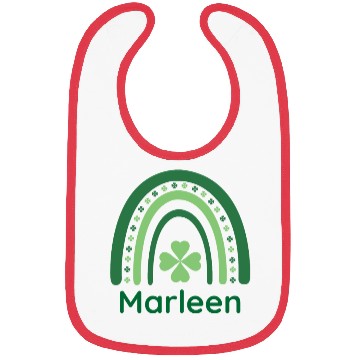 Discover Marleen Clover Charm Boho Rainbow Bibs