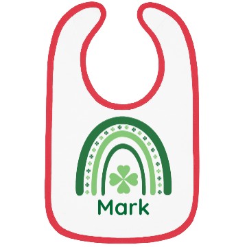 Discover Mark Clover Charm Boho Rainbow Bibs