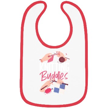Discover Knitting Knitter Friends Besties Bibs