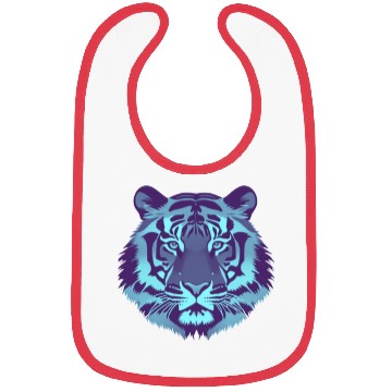 Discover lion blue Bibs
