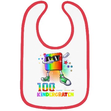 Discover 100 Days Of Kindergarten School Teacher Bibs