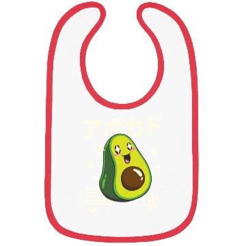 Discover Kawaii Avocado Bibs