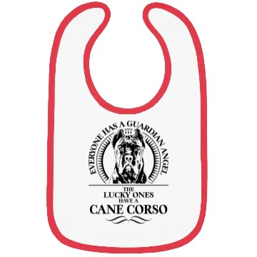Discover Proud Cane Corso Guardian Angel dog quote Bibs