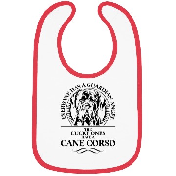 Discover Proud Cane Corso Guardian Angel dog quote Bibs