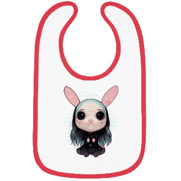 Discover Cute Pastel Goth Bunny Kawaii Menhera Bibs
